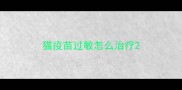 猫疫苗过敏怎么治疗