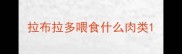 拉布拉多喂食什么肉类