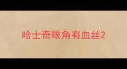 哈士奇眼角有血丝