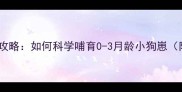 幼犬奶粉喂养全攻略如何科学哺育0-3月龄小狗崽附配方与禁忌