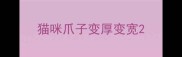 猫咪爪子变厚变宽
