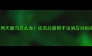 狗狗打疫苗后两天腹泻怎么办疫苗后肠胃不适的应对指南与注意事项