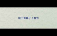 哈士奇鼻子上有包