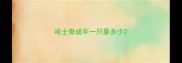 哈士奇成年一只要多少