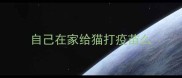 自己在家给猫打疫苗么