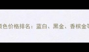 泰迪犬稀有颜色价格排名蓝白黑金香槟金等高价值品种