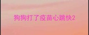 狗狗打了疫苗心跳快