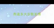 泰迪多大岁数发情