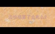 边牧感冒了会死么
