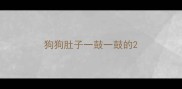 狗狗肚子一鼓一鼓的