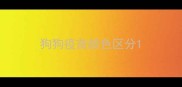 狗狗疫苗颜色区分