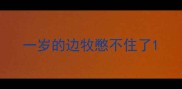 一岁的边牧憋不住了