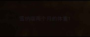 雪纳瑞两个月的体重