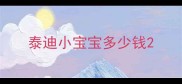 泰迪小宝宝多少钱