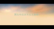 黑拉布拉多天生无辜眼