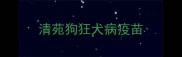 清苑狗狂犬病疫苗