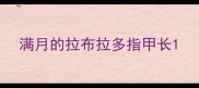 满月的拉布拉多指甲长