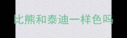 比熊和泰迪一样色吗