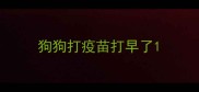 狗狗打疫苗打早了