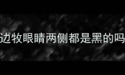 边牧眼睛两侧都是黑的吗