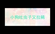 小狗吐虫子又拉稀