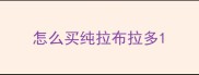 怎么买纯拉布拉多