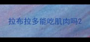 拉布拉多能吃肌肉吗