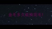 金毛多久能换完毛