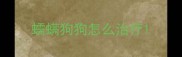 蠕螨狗狗怎么治疗